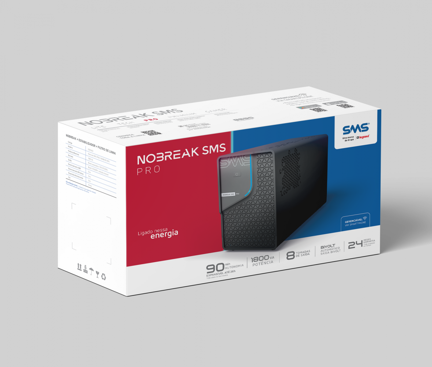 Nobreak SMS PRO 1800 VA